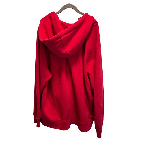 Russell Premium  Fleece Zip up Hoodie Size 3XL Red - Picture 2 of 6